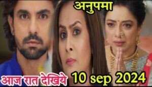 Anupama Written Episode 10th September 2024 Great News